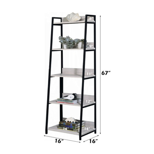 Wendral - 16"L Bookshelf - Natural & Black