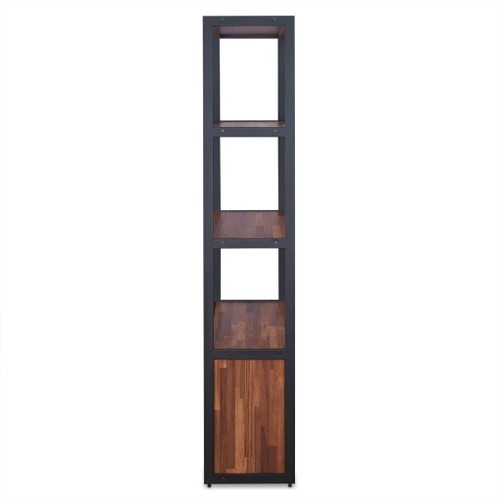 Sara - Bookshelf - Walnut & Sandy Black