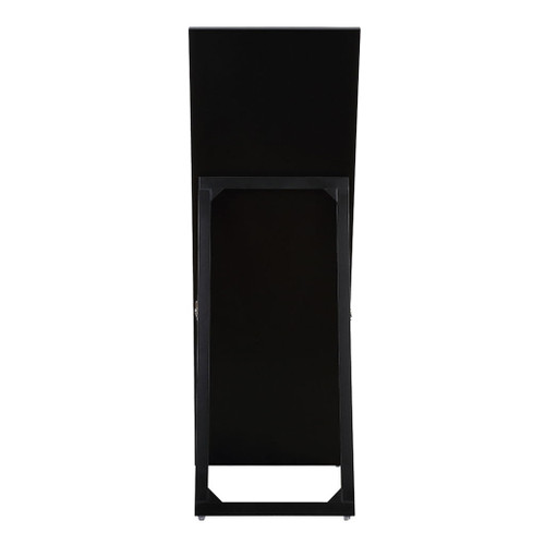 Noralie - 63" X 22" Floor Mirror - Mirrored & Faux Diamonds