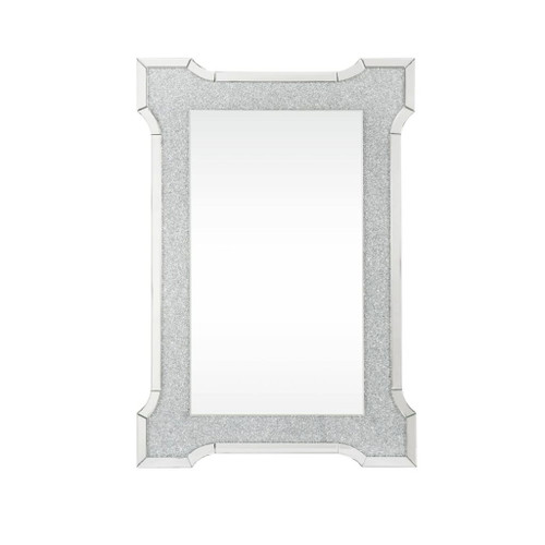 Noralie - 47" X 31" Accent Mirror With Faux Diamonds - Mirrored