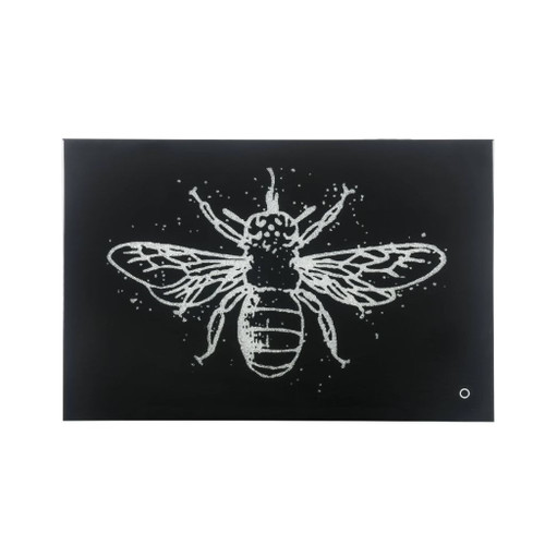 Talisha - Wall Art With LED - Smoky Glass & Faux Crystal Talisha - Wall Art With LED - Smoky Glass & Faux Crystal