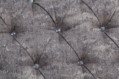 Elozzol - Sofa With 5 Pillows - Fabric & Antique Bronze