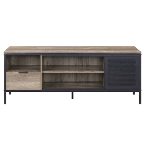 Nantan - 21" TV Stand - Rustic Oak & Black