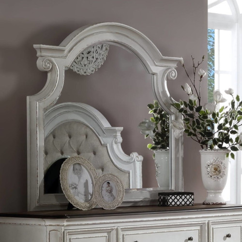 Florian - Mirror - Antique White Florian - Mirror - Antique White