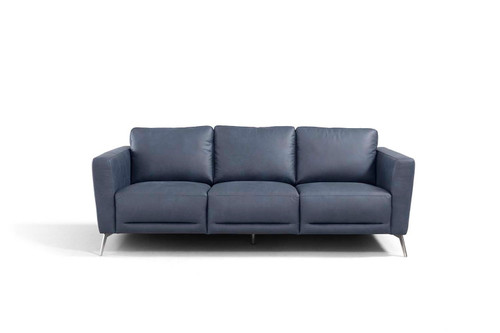 Astonic - Sofa - Blue Leather Astonic - Sofa - Blue Leather