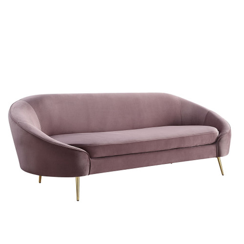 Abey - Sofa - Pink Velvet Abey - Sofa - Pink Velvet