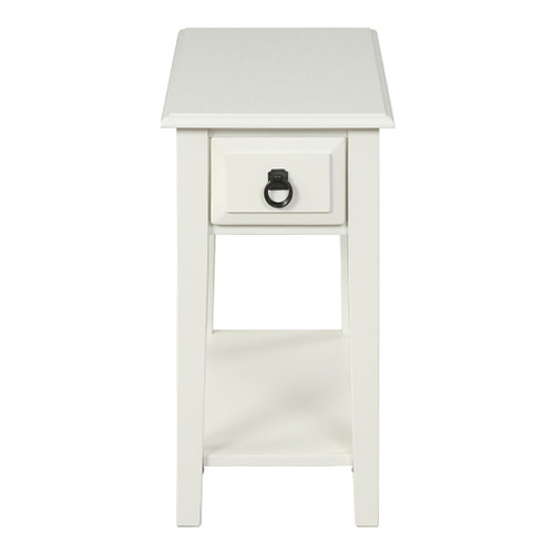 Jeana - Accent Table - White