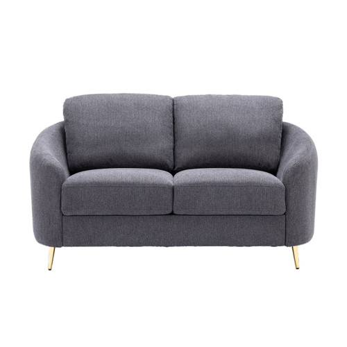 Yuina - Loveseat - Gray Linen