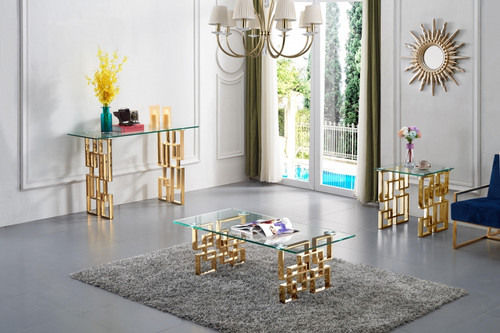 Valerie Console Table in Gold, 755