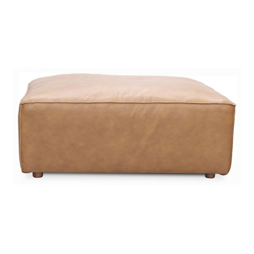 Form - Leather Ottoman - Sonoran Tan