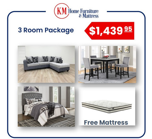 FELIX 3 ROOM PACKAGE WITH FREE MATTRESS