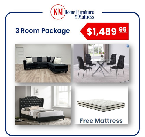 NAMI 3 ROOM PACKAGE WITH FREE MATTRESS