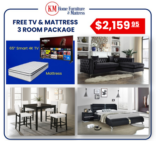 Helda 3 Room Packages with Free TV and Mattress