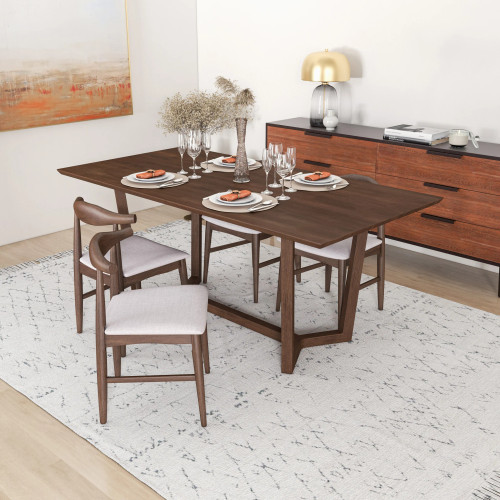 Rolda Dining Set - 4 Winston Beige Fabric Chairs  | KM Home Furniture and Mattress Store | TX | Best Furniture stores in Houston