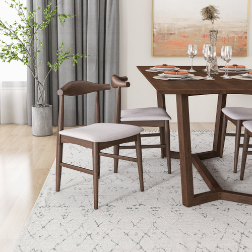 Rolda Dining Set - 4 Winston Beige Fabric Chairs  | KM Home Furniture and Mattress Store | TX | Best Furniture stores in Houston