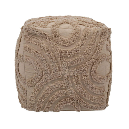 Miranda - Knitted Pouf - Beige