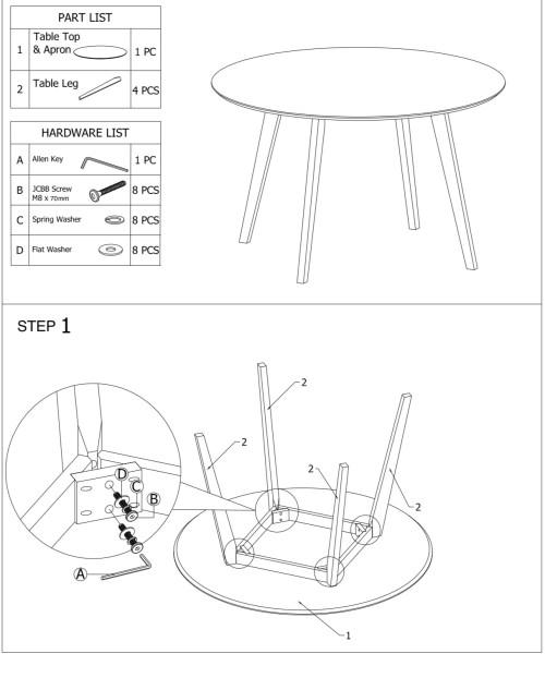 Aliana Dining Set with 4 Ohio Light Gray Chairs (Walnut) | KM Home Furniture and Mattress Store | Houston TX | Best Furniture stores in Houston