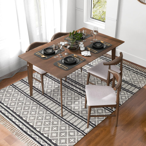 Abbott Dining Set - 4 Winston Beige Fabric Chairs Small | KM Home Furniture and Mattress Store | TX | Best Furniture stores in Houston