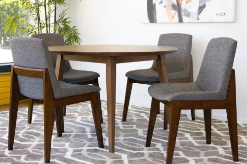 Fiona Dining set with 4 Ohio Dining Chairs | KM Home Furniture and Mattress Store | Houston TX | Best Furniture stores in Houston