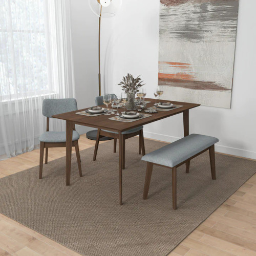 Abbott Dining set - 2 Abbott Chairs & 1 Abbott Bench | KM Home Furniture and Mattress Store | TX | Best Furniture stores in Houston