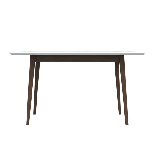 Adira White Top Walnut Small Dining Table | KM Home Furniture and Mattress Store | Houston TX | Best Furniture stores in Houston
