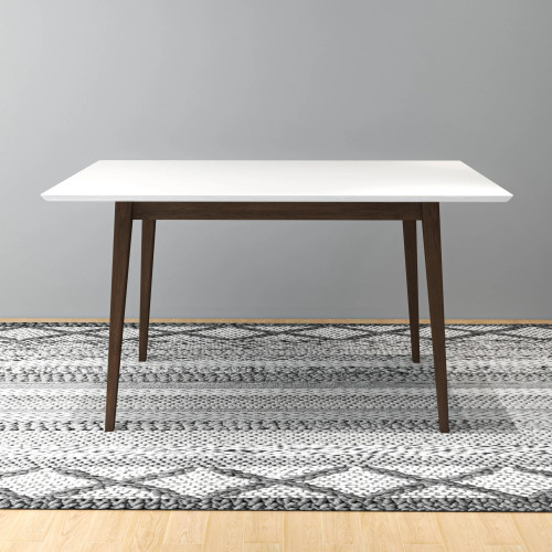 Adira White Top Walnut Small Dining Table | KM Home Furniture and Mattress Store | Houston TX | Best Furniture stores in Houston