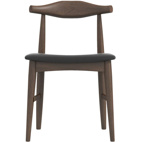 Winston Dining Chair (Black Leather) | KM Home Furniture and Mattress Store | Houston TX | Best Furniture stores in Houston