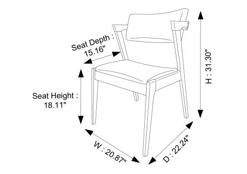 Ricco Dining Chair - Light Gray | KM Home Furniture and Mattress Store | Houston TX | Best Furniture stores in Houston