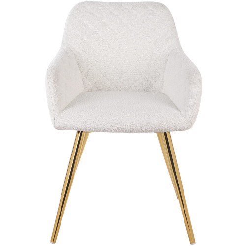Jasmine Dining Chair - Beige Boucle | KM Home Furniture and Mattress Store | Houston TX | Best Furniture stores in Houston