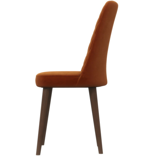 Evette Orange Dining Chair - Burnt Orange | KM Home Furniture and Mattress Store | Houston TX | Best Furniture stores in Houston