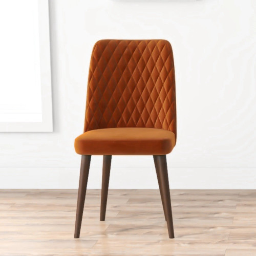 Evette Orange Dining Chair - Burnt Orange | KM Home Furniture and Mattress Store | Houston TX | Best Furniture stores in Houston