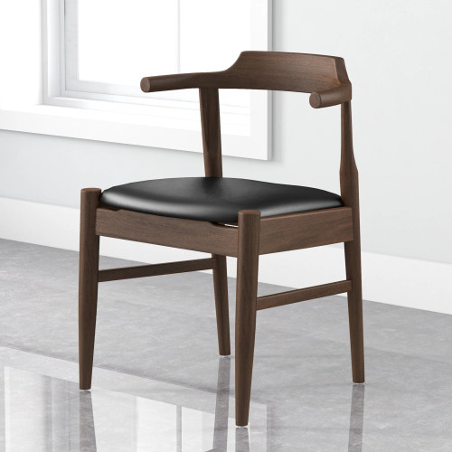 Sterling Dining Chair (Black Leather) | KM Home Furniture and Mattress Store | Houston TX | Best Furniture stores in Houston
