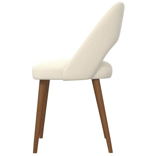 Ariana Modern Dining Chair - Beige Boucle | KM Home Furniture and Mattress Store | Houston TX | Best Furniture stores in Houston