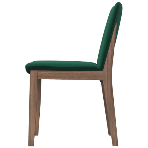 Virginia  Dining Chair - Green Velvet | KM Home Furniture and Mattress Store | Houston TX | Best Furniture stores in Houston