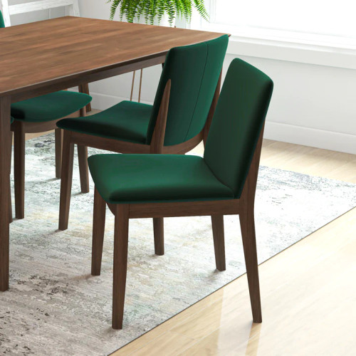 Adira Large Dining Set - 4 Virginia Green Velvet  Chairs | KM Home Furniture and Mattress Store | TX | Best Furniture stores in Houston