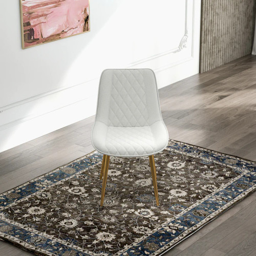 Samantha  Dining Chair -  Beige Boucle | KM Home Furniture and Mattress Store | Houston TX | Best Furniture stores in Houston