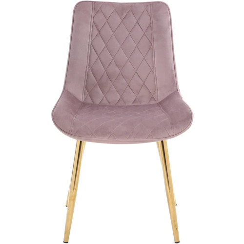 Samantha  Dining Chair - Pink Velvet | KM Home Furniture and Mattress Store | Houston TX | Best Furniture stores in Houston