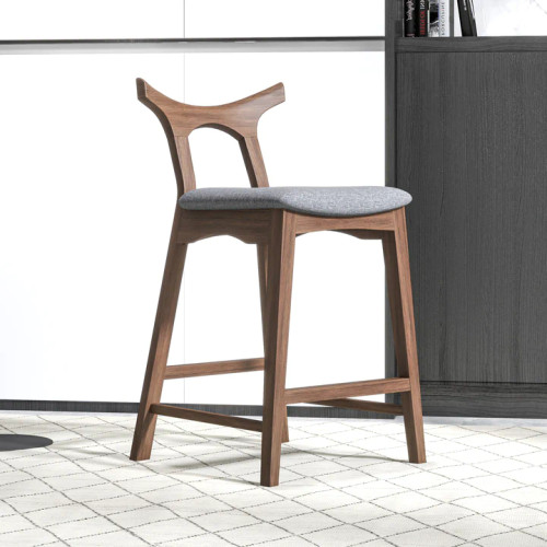 Dora Dark Gray 25" Counter Stool | KM Home Furniture and Mattress Store | Houston TX | Best Furniture stores in Houston