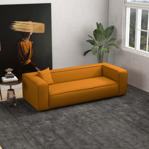 Barcelona Sofa - Dark Yellow | KM Home Furniture and Mattress Store | Houston TX | Best Furniture stores in Houston