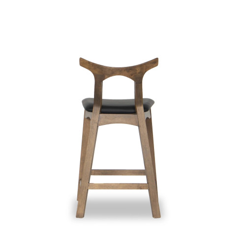 Dora Bar Stool (29" Black Leather) | KM Home Furniture and Mattress Store | Houston TX | Best Furniture stores in Houston