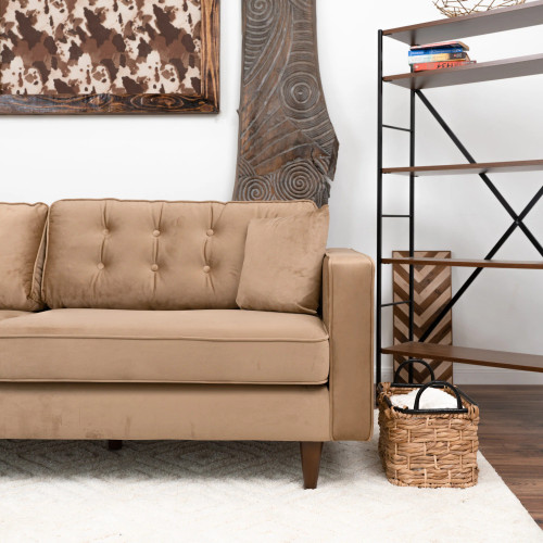 Oregon sofa- Cognac Couch  | KM Home Furniture and Mattress Store | Houston TX | Best Furniture stores in Houston