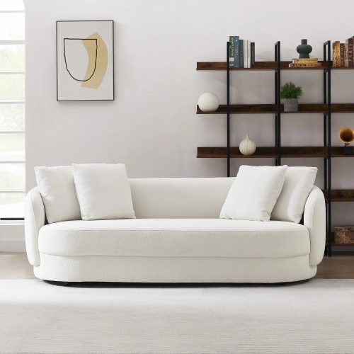 Perth Sofa - Beige Boucle | KM Home Furniture and Mattress Store | Houston TX | Best Furniture stores in Houston