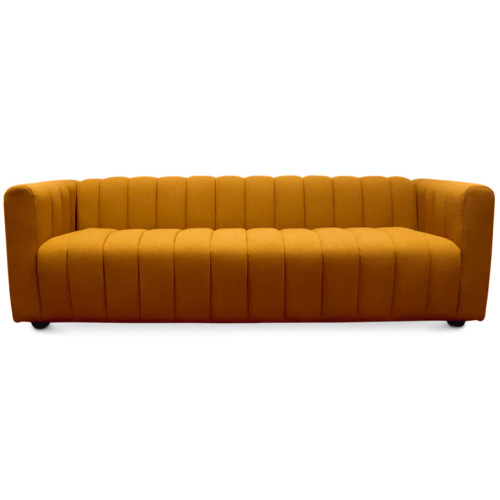 Clara Sofa - Burnt Orange Boucle | KM Home Furniture and Mattress Store | Houston TX | Best Furniture stores in Houston