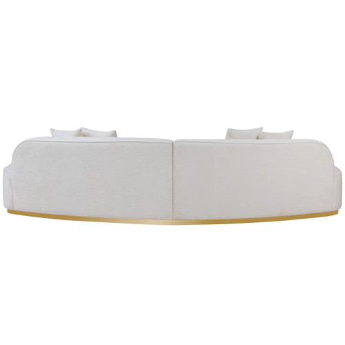 Otto Sofa Ivory Boucle Curvy Large Couch | KM Home Furniture and Mattress Store | Best Furniture stores in Houston