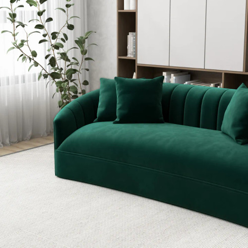 Kent Sofa -Green Velvet | KM Home Furniture and Mattress Store | Houston TX | Best Furniture stores in Houston