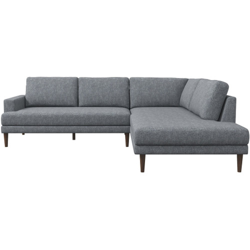 Harmony Sectional Sofa - Gray Right Chaise | KM Home Furniture and Mattress Store | TX | Best Furniture stores in Houston