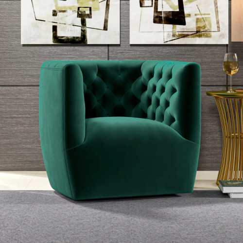 Lotte Gold Velvet Swivel Chair  | KM Home Furniture and Mattress Store | Houston TX | Best Furniture stores in Houston