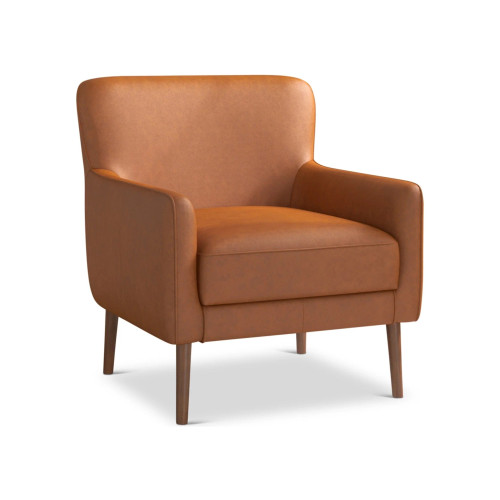 Swindon Lounge Chair - Tan Leather | KM Home Furniture and Mattress Store | Houston TX | Best Furniture stores in Houston