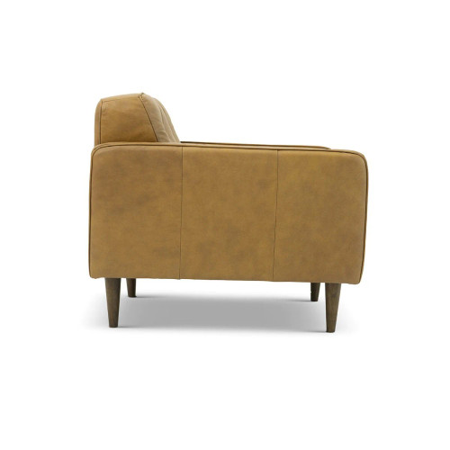 Broxton Leather Lounge Chair (Tan) | KM Home Furniture and Mattress Store | Houston TX | Best Furniture stores in Houston