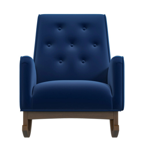 Windsor Navy Blue Rocking Chair  | KM Home Furniture and Mattress Store | Houston TX | Best Furniture stores in Houston
